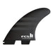 FCS II Julian Wilson Thruster Fins Black Black - Jungle Surf Store - Bali - Indonesia