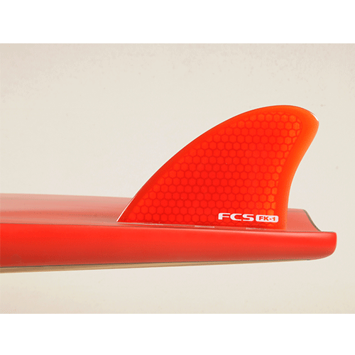 Fk-1 Pc Fish Twin Keel Fin Set Red — Jungle Surf Store